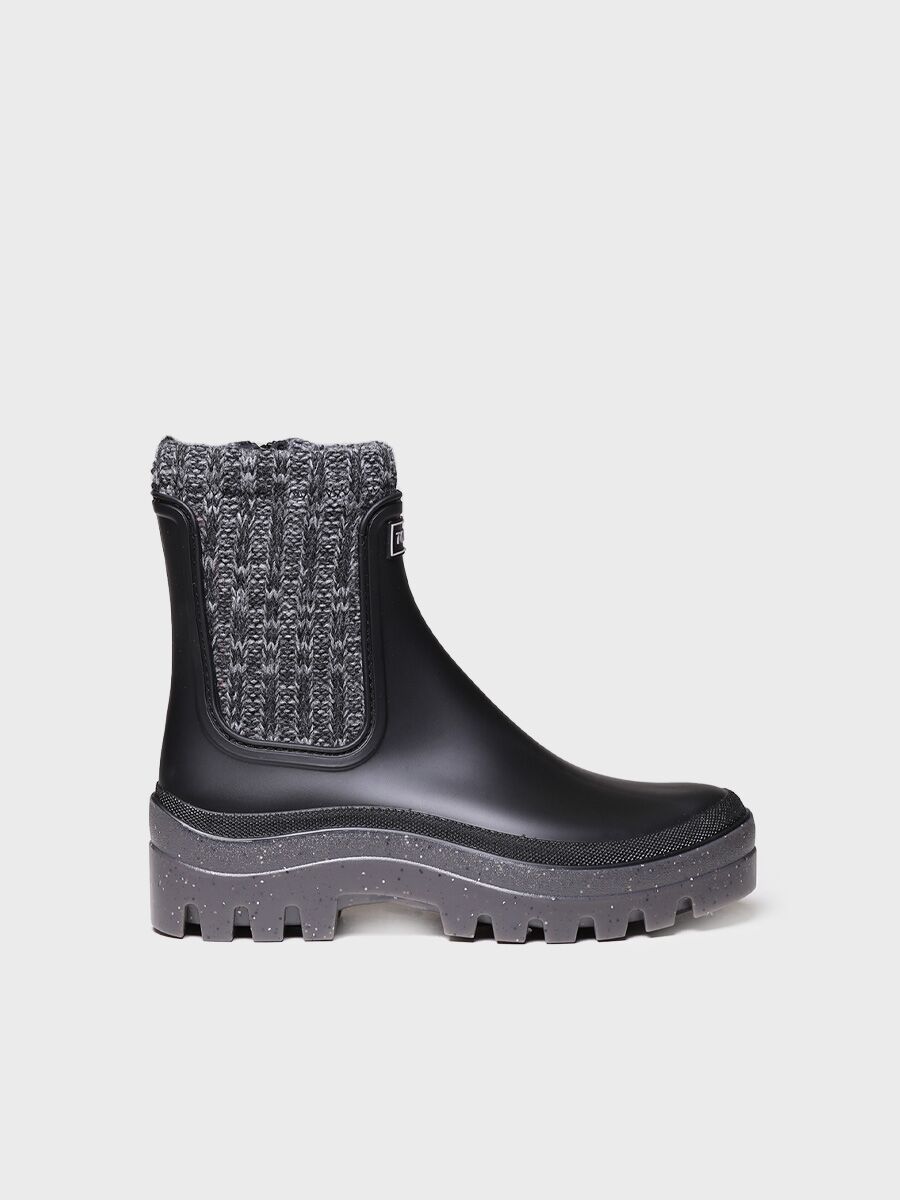 Women's rain Ankle boot in Black - CAMOS