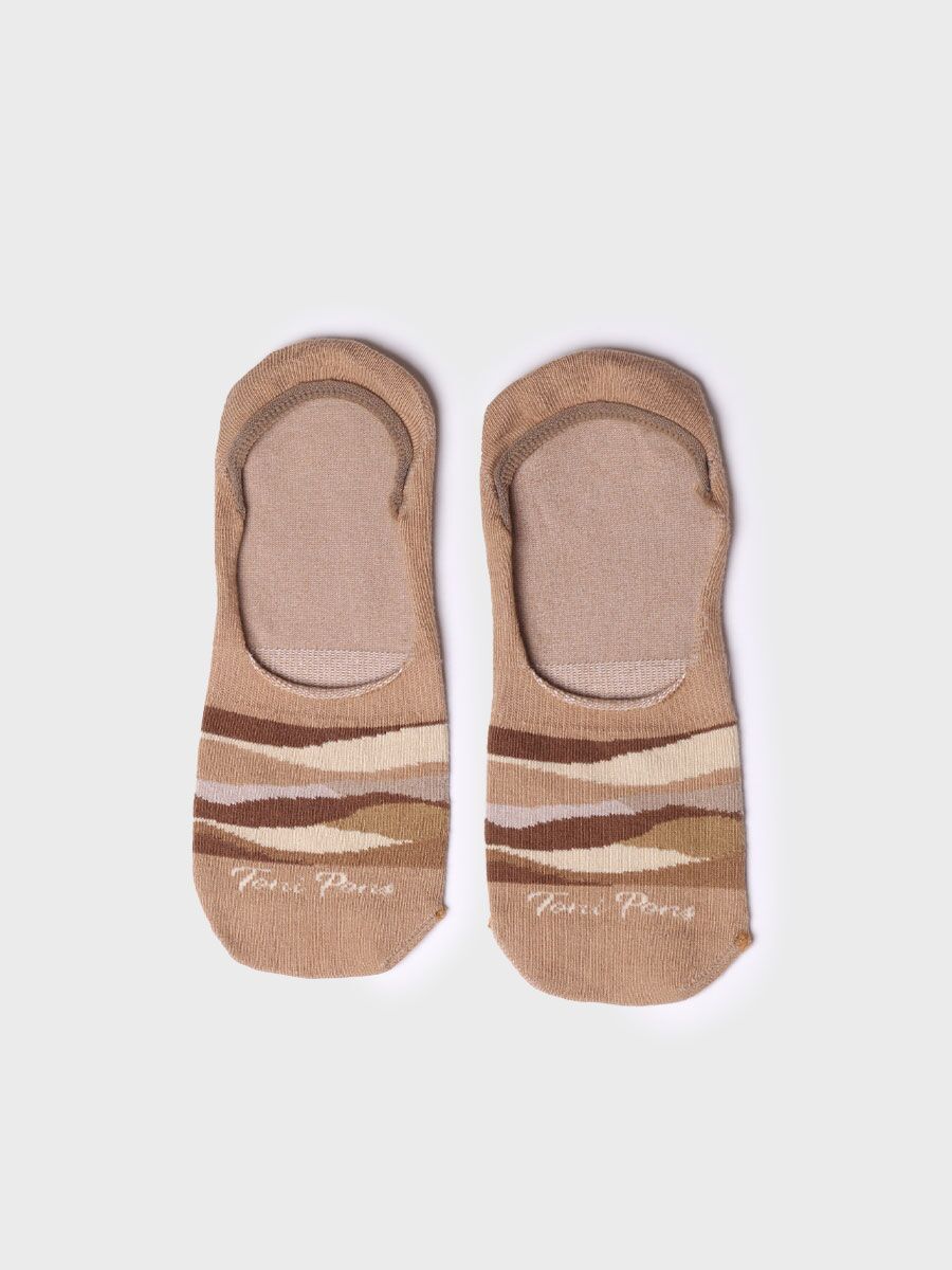 Pinkies unisex with waves in tan - QUERALT-BT