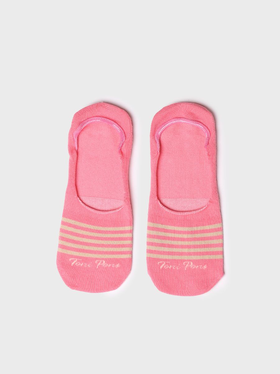 Pinkies unisex striped in coral - QUERALT-DD