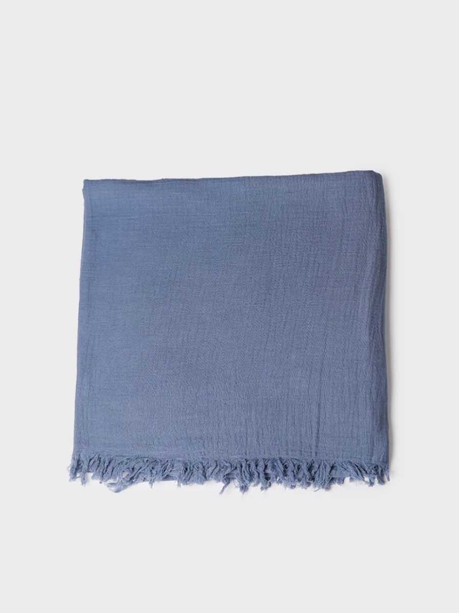 Cotton scarf in plain colours - FATIMA