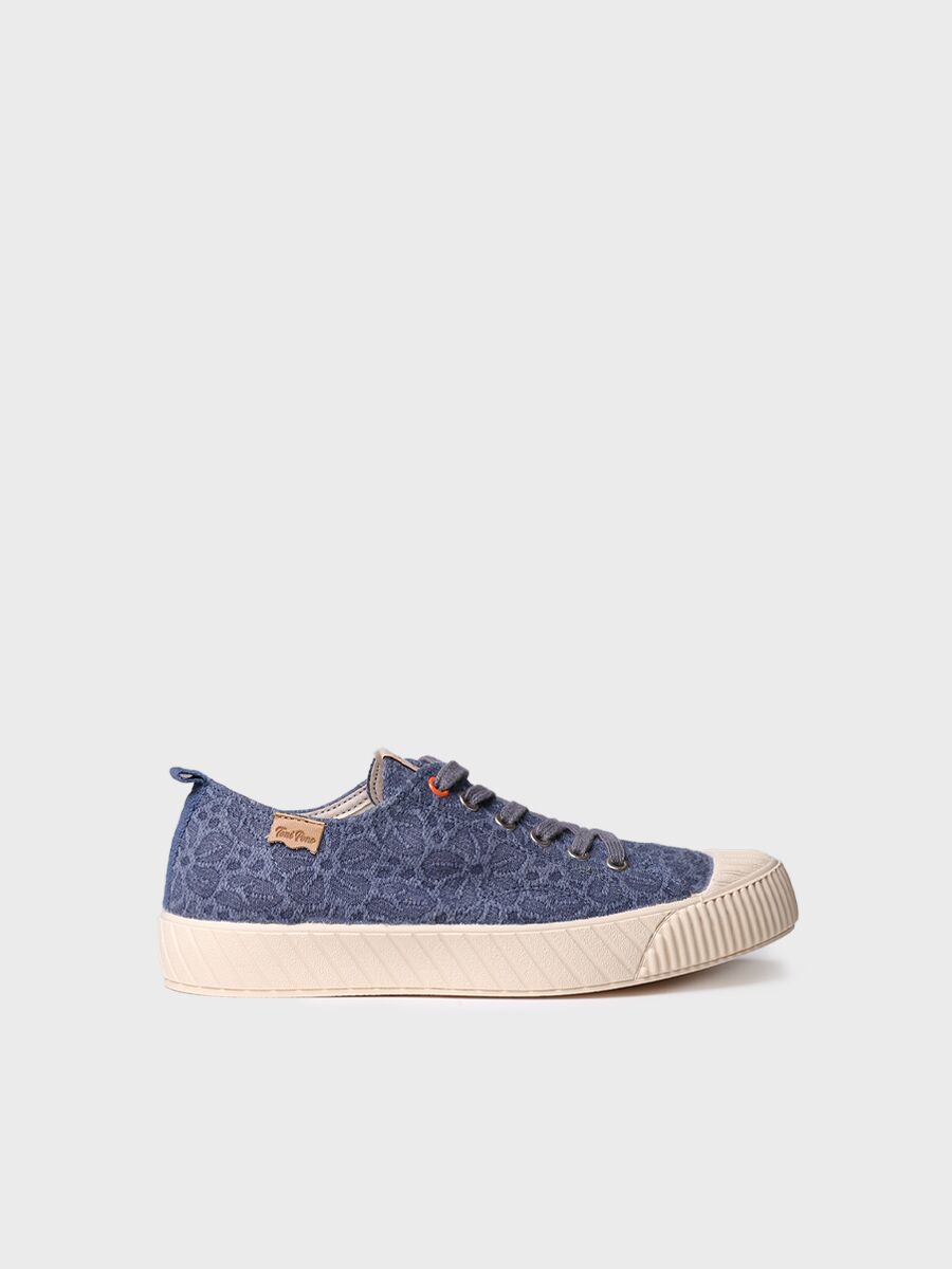 Women's low-top trainers in recycled fabric - GILDA-RB