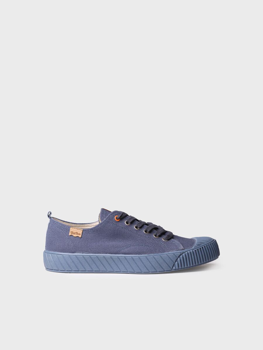 Men's low-top trainers in recycled fabric - GIO-EL