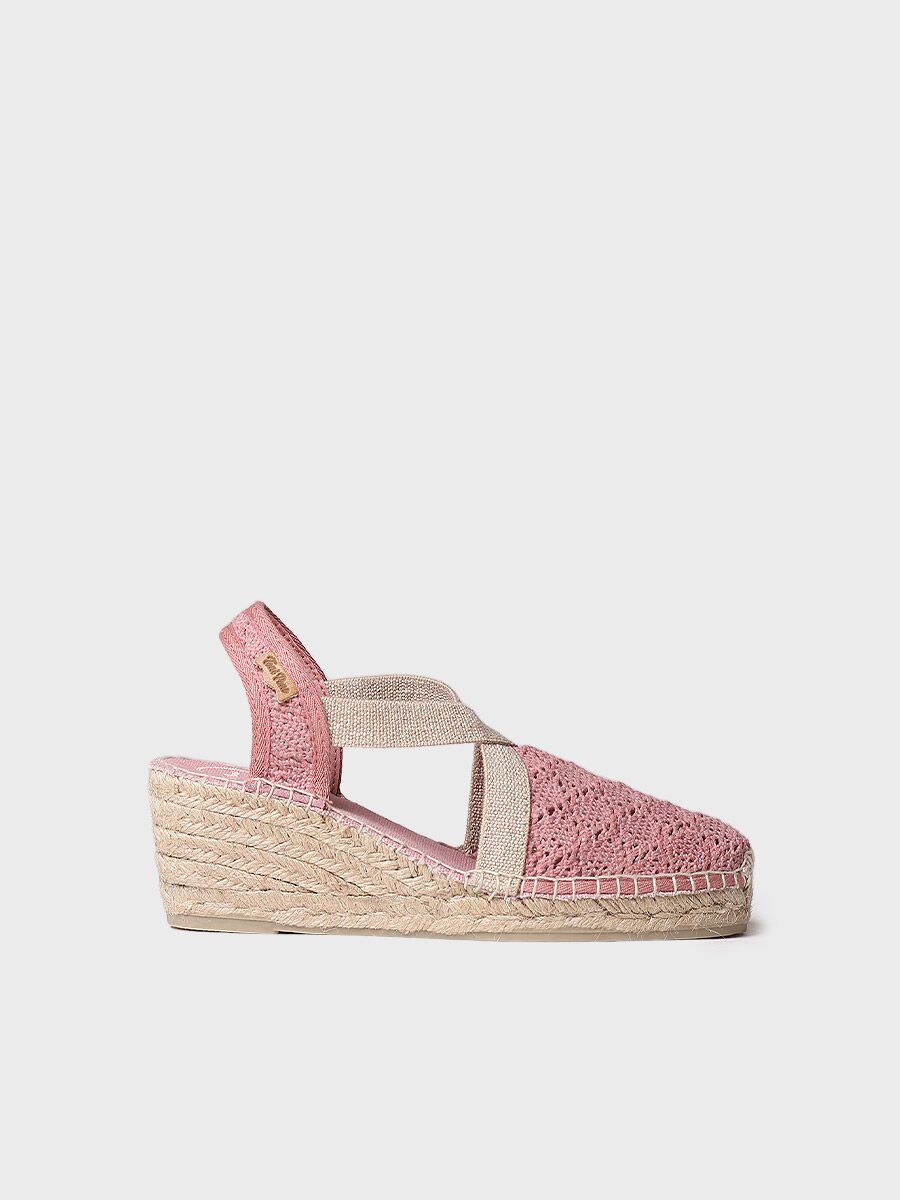 Medium wedge espadrilles with embroidery - TERRA-AD