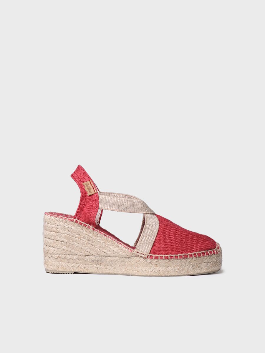 Woman's linen and cotton espadrilles - TODA-NT