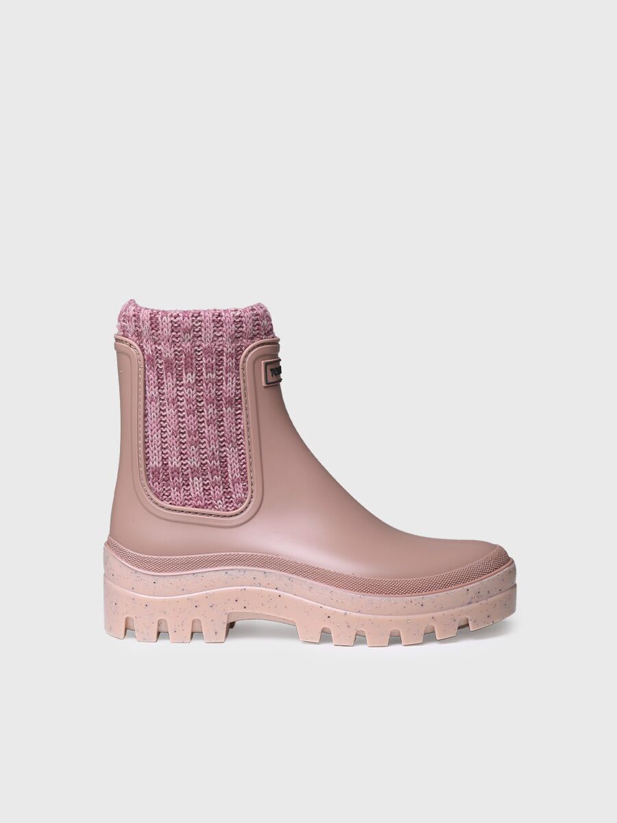 Botte de pluie pour femme en rose - CAMOS