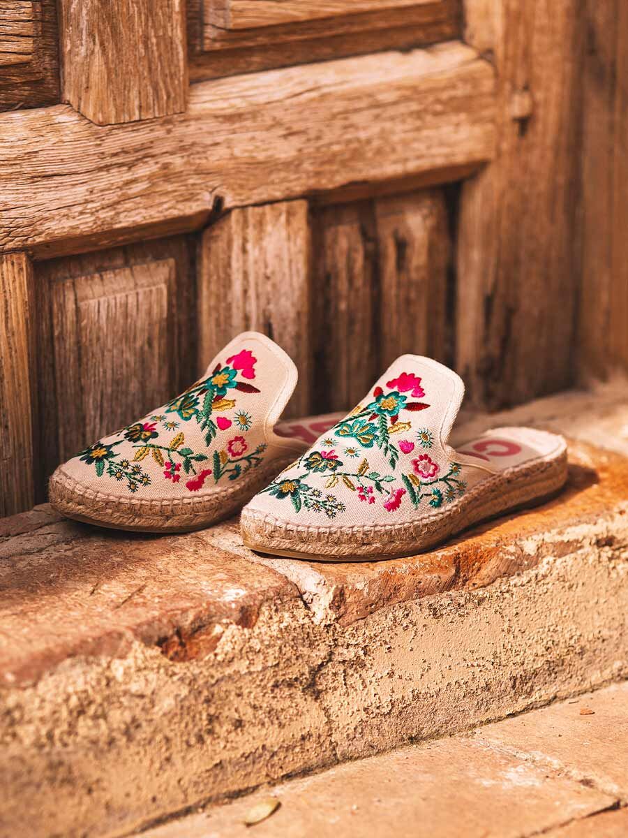 Women's embroidered espadrille| TONI PONS